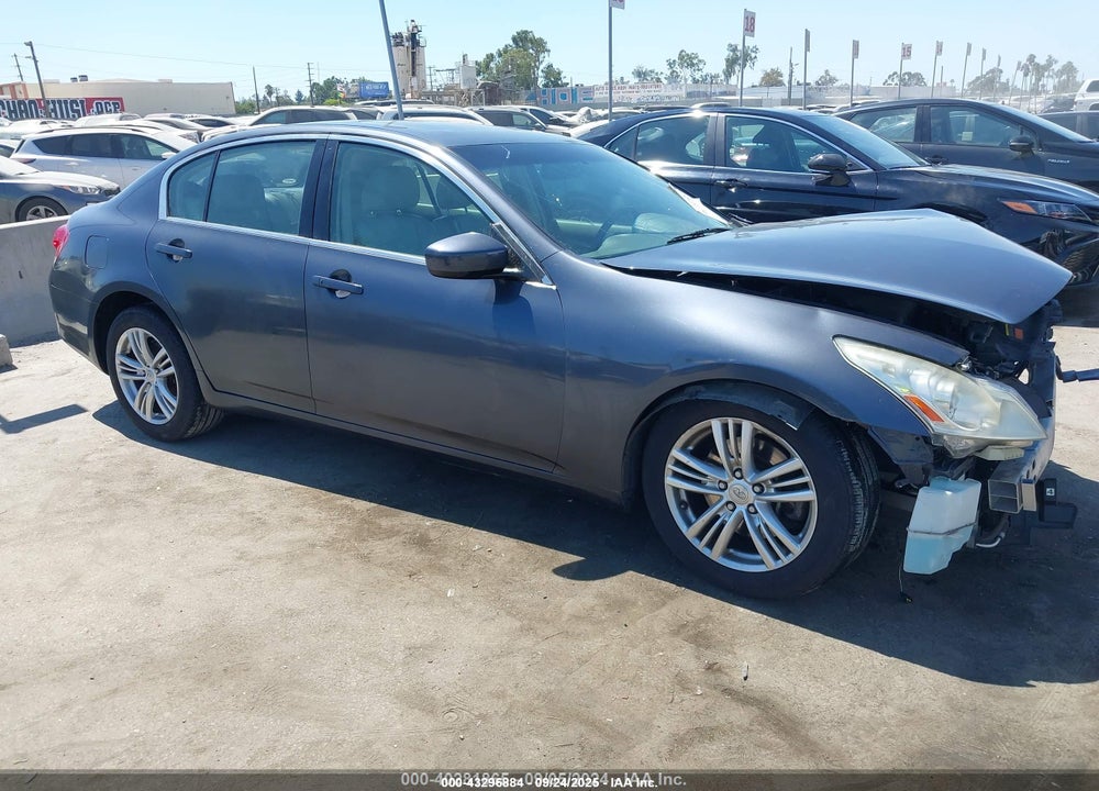 2012 INFINITI G25 JOURNEY VIN: JN1DV6AP4CM701318