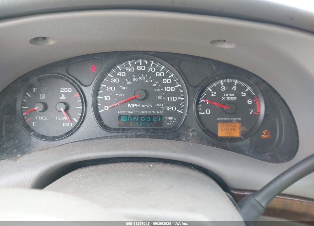 2002 CHEVROLET IMPALA VIN: 2G1WH55K129243635