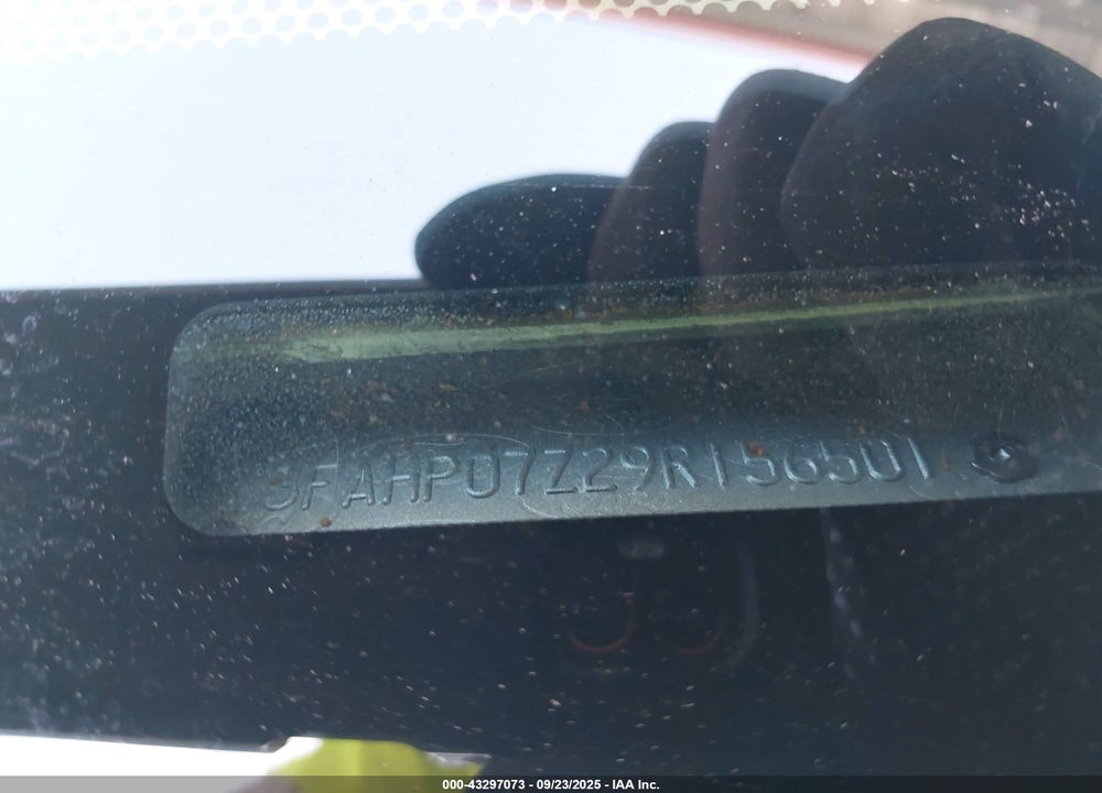 2009 FORD FUSION VIN: 3FAHP07Z29R156501