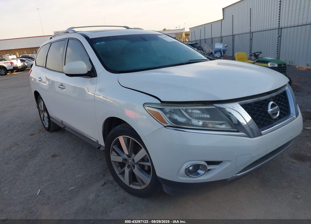 2013 NISSAN PATHFINDER PLATINUM VIN: 5N1AR2MN4DC682358