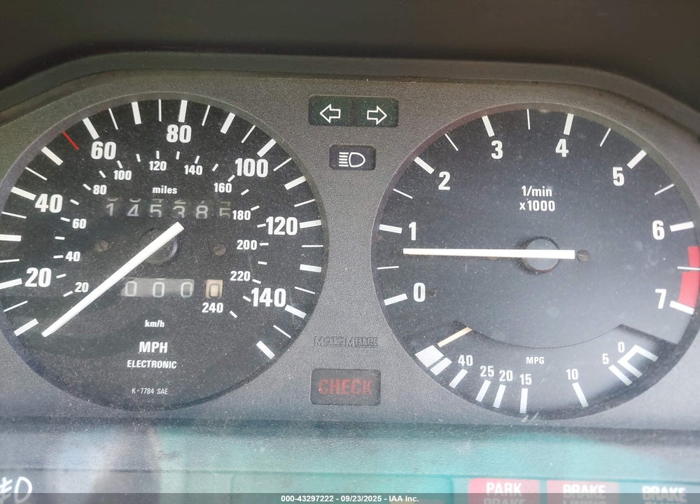 1987 BMW 325 I VIN: WBABB1308H1928971