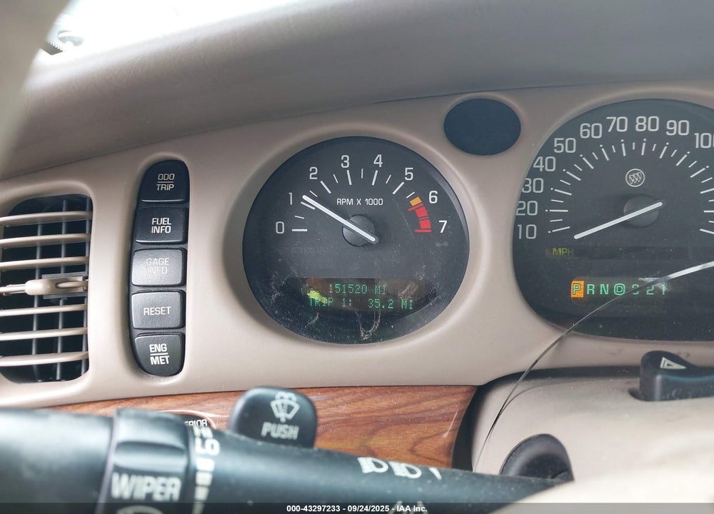 2000 BUICK LESABRE CUSTOM VIN: 1G4HP54K4Y4286863