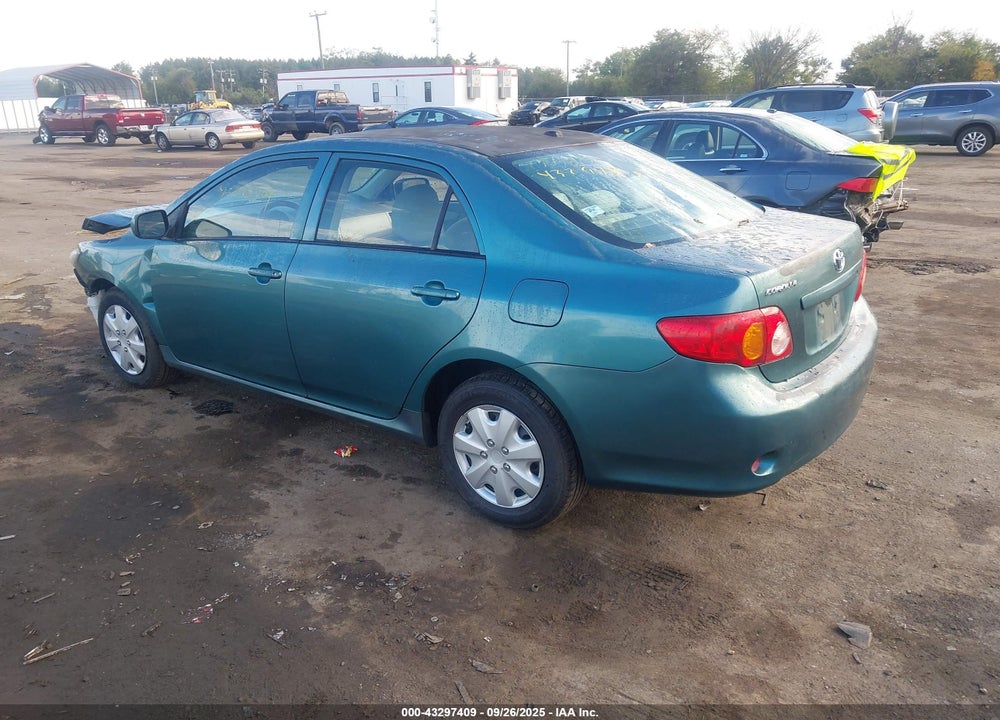 2009 TOYOTA COROLLA VIN: 2T1BU40E69C132604