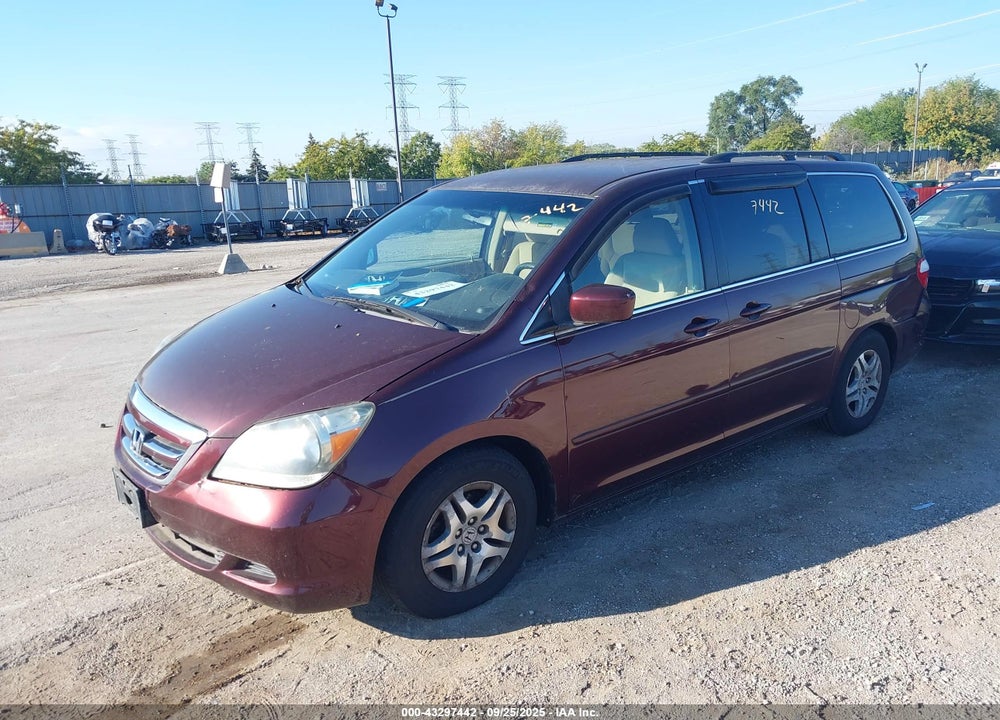 2007 HONDA ODYSSEY EX VIN: 5FNRL384X7B412753