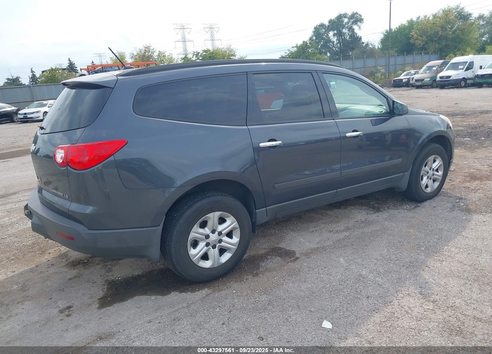 2012 CHEVROLET TRAVERSE LS VIN: 1GNKRFED8CJ404425