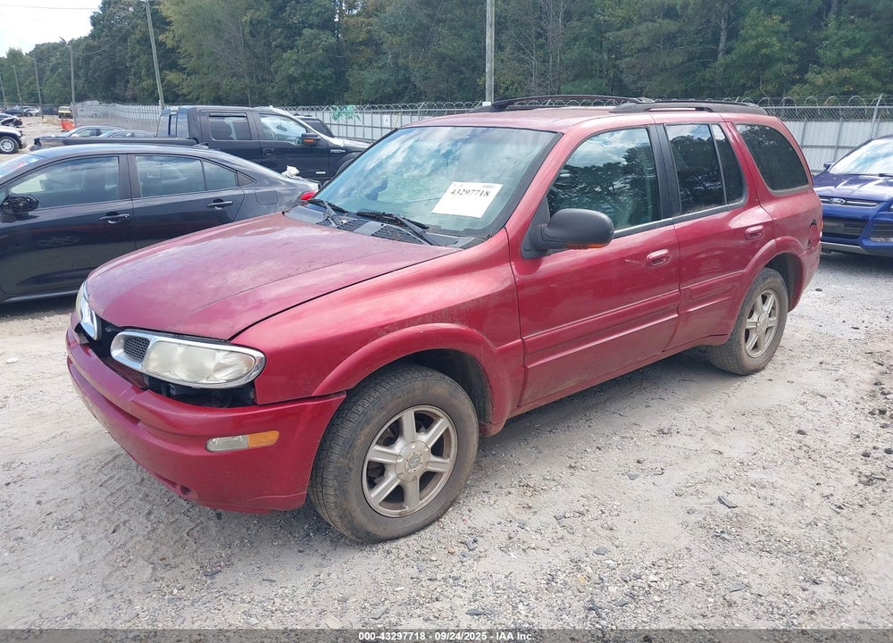 2002 OLDSMOBILE BRAVADA VIN: 1GHDT13S222146168
