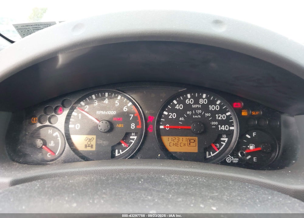 2011 NISSAN XTERRA VIN: 5N1AN0NW8BC504473