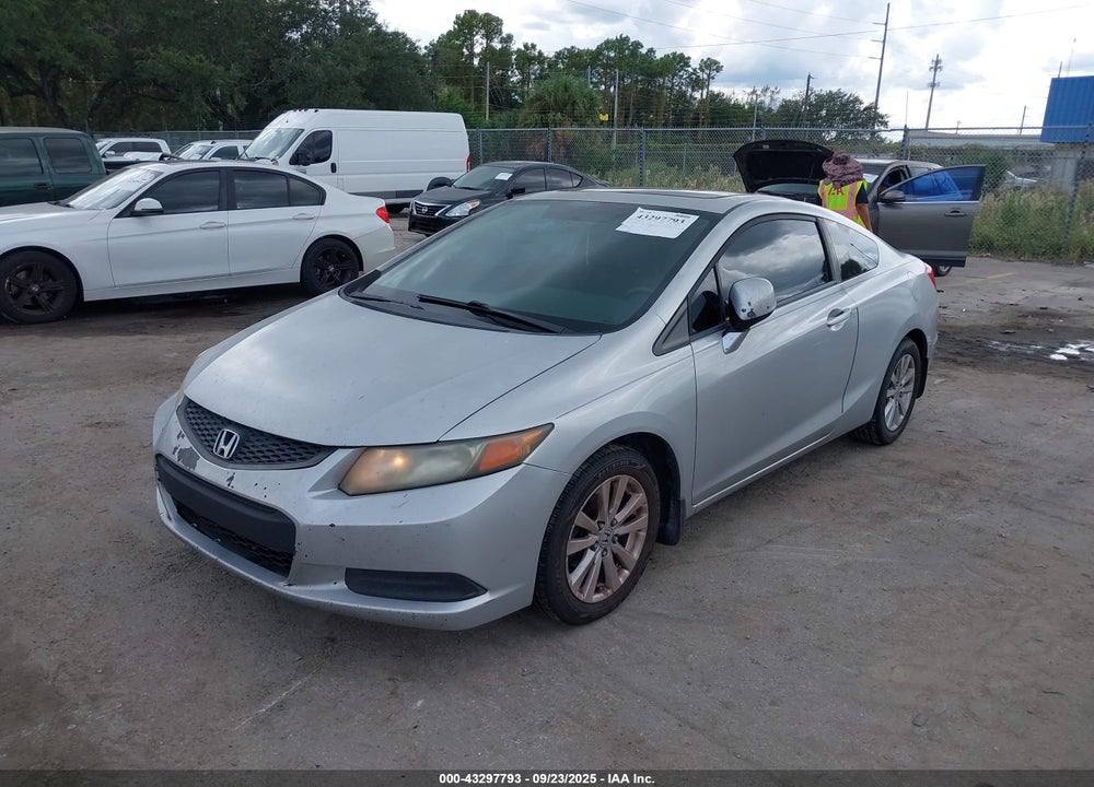 2012 HONDA CIVIC EX VIN: 2HGFG3B89CH519480