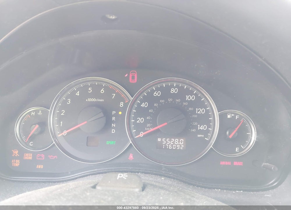 2008 SUBARU OUTBACK VIN: 4S4BP62C687342646