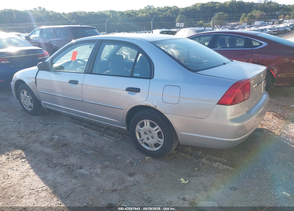 2001 HONDA CIVIC LX VIN: 1HGES15531L016978