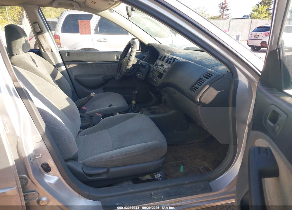 2001 HONDA CIVIC LX VIN: 1HGES15531L016978
