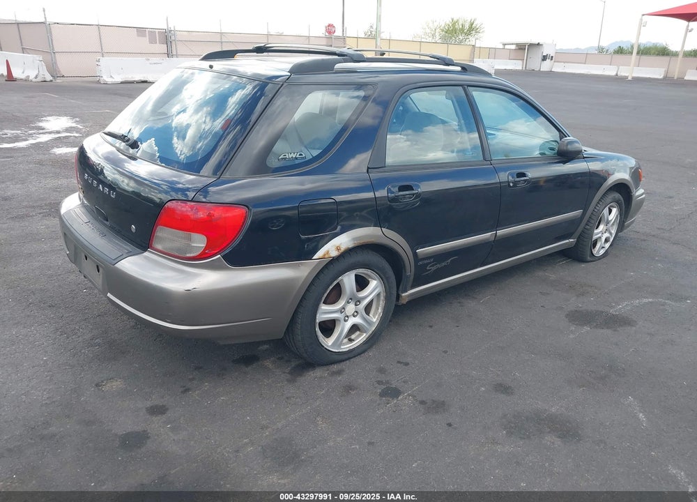 2002 SUBARU IMPREZA OUTBACK SPORT VIN: JF1GG68532H811119