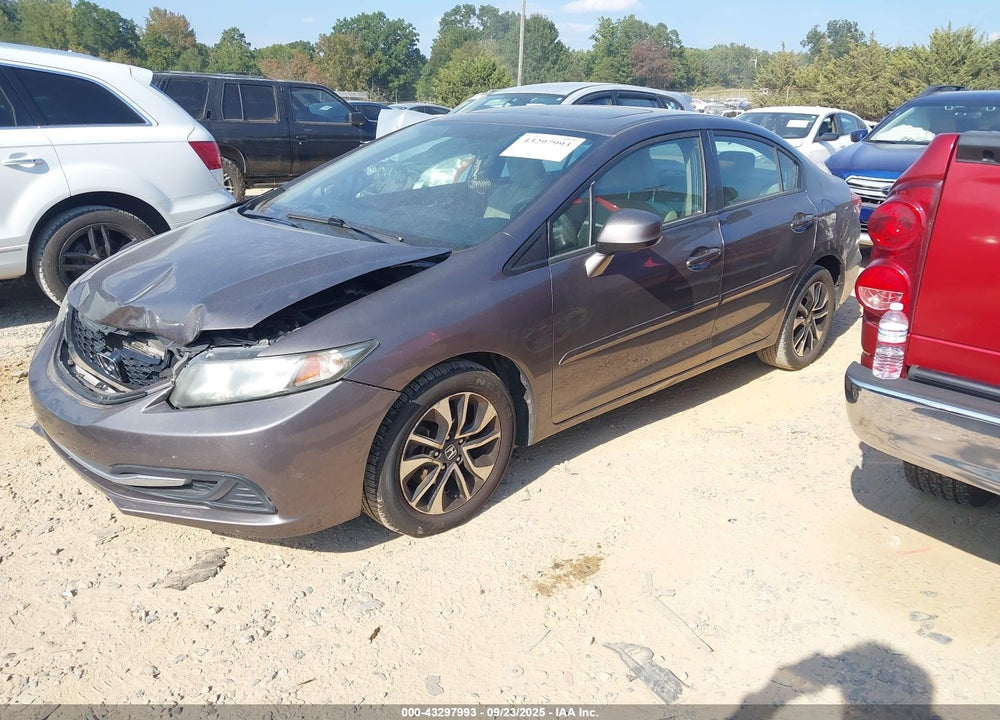2013 HONDA CIVIC EX VIN: 19XFB2F8XDE225620