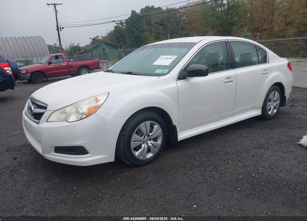 2011 SUBARU LEGACY 2.5I VIN: 4S3BMBA60B3263991