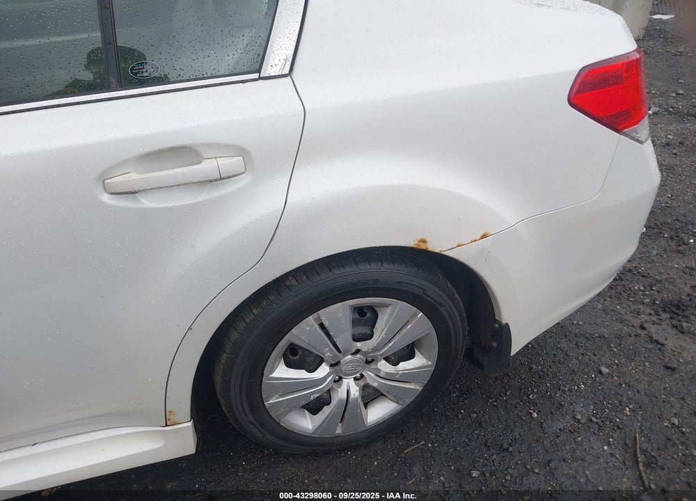 2011 SUBARU LEGACY 2.5I VIN: 4S3BMBA60B3263991