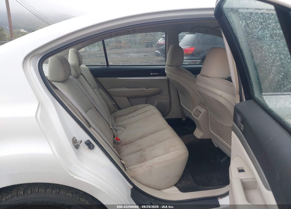 2011 SUBARU LEGACY 2.5I VIN: 4S3BMBA60B3263991