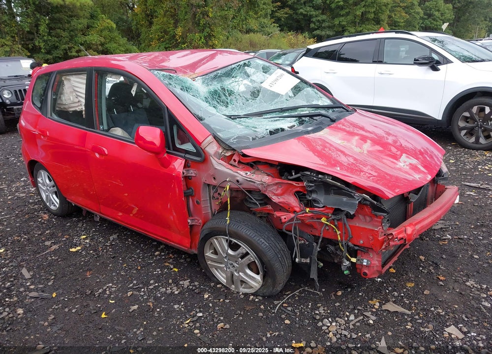2008 HONDA FIT SPORT VIN: JHMGD38618S036632