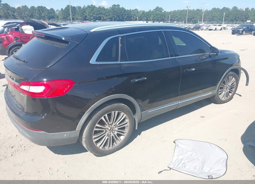 2016 LINCOLN MKX RESERVE VIN: 2LMTJ8LR5GBL43950