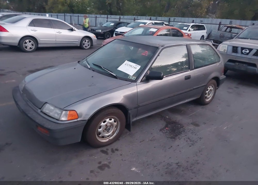 1990 HONDA CIVIC DX VIN: 2HGED6458LH543214
