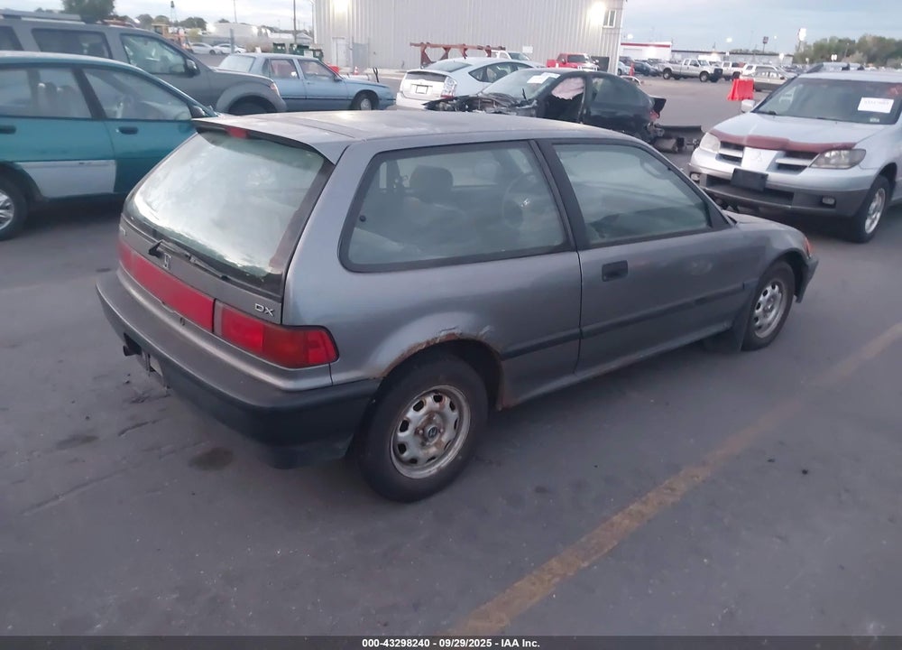 1990 HONDA CIVIC DX VIN: 2HGED6458LH543214