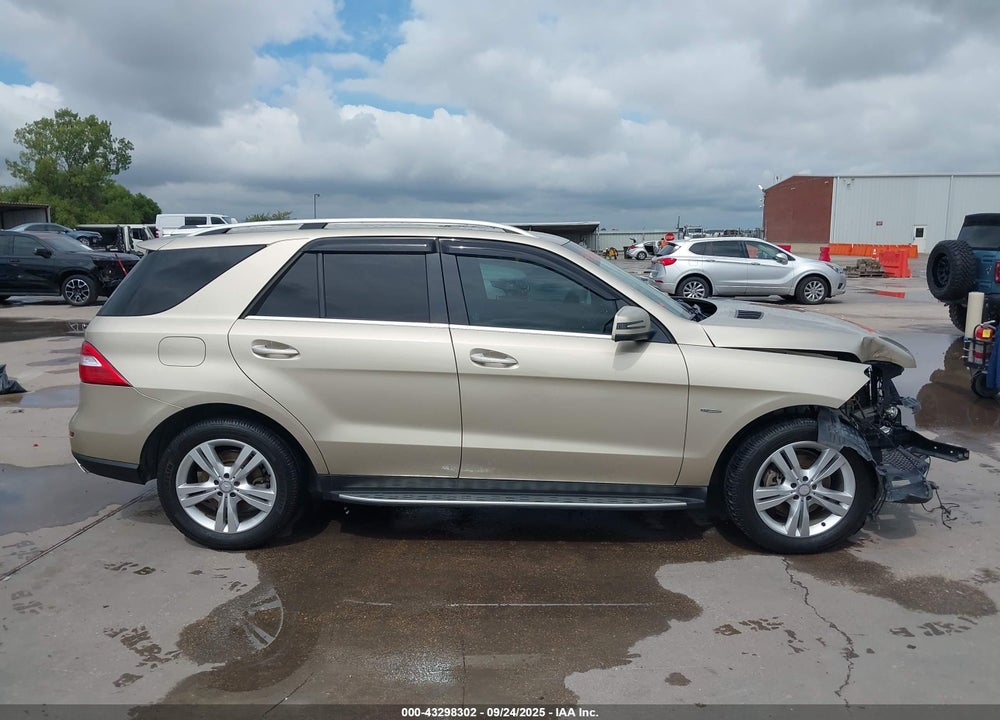 2012 MERCEDES-BENZ ML-CLASS VIN: 4JGDA5HB4CA076087