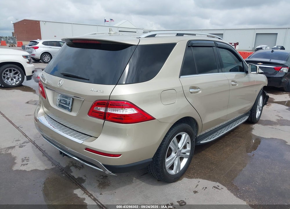 2012 MERCEDES-BENZ ML-CLASS VIN: 4JGDA5HB4CA076087