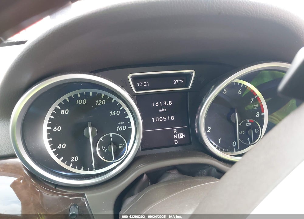2012 MERCEDES-BENZ ML-CLASS VIN: 4JGDA5HB4CA076087
