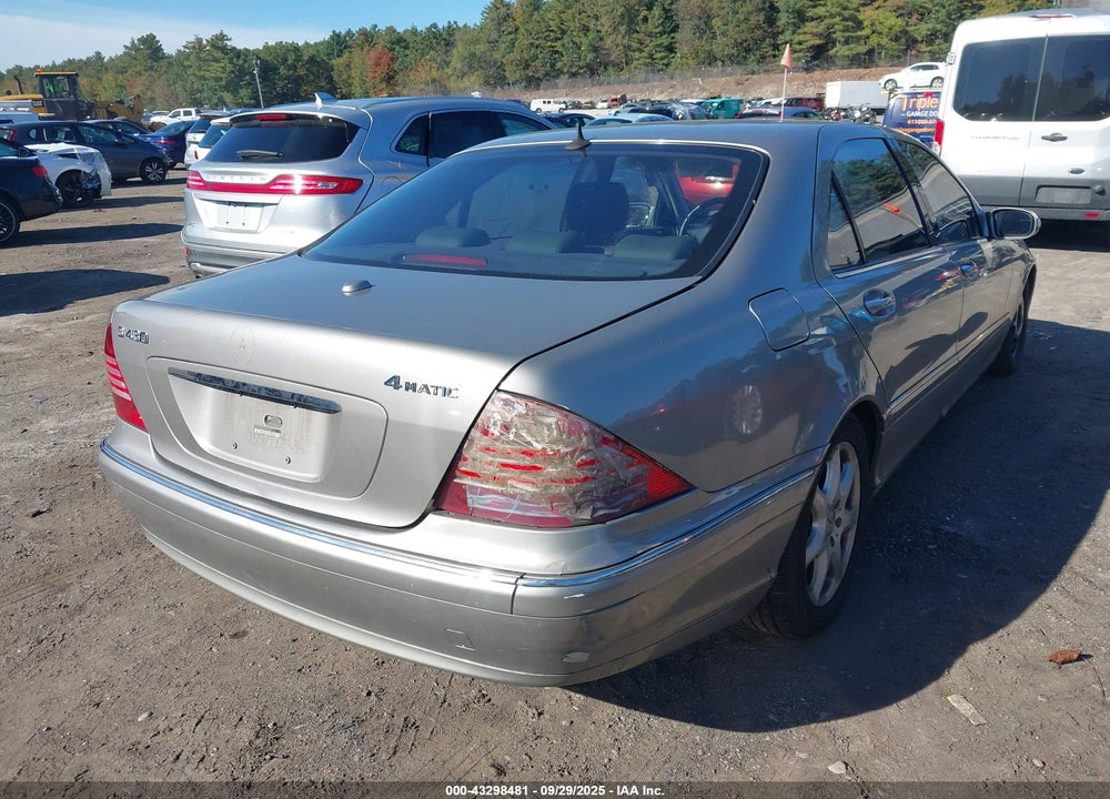 2006 MERCEDES-BENZ S 430 4MATIC VIN: WDBNG83JX6A476231