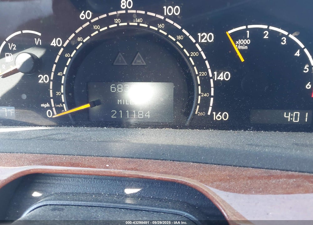 2006 MERCEDES-BENZ S 430 4MATIC VIN: WDBNG83JX6A476231