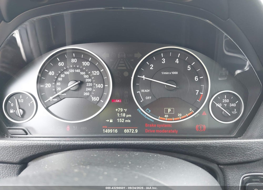 2013 BMW 3 SERIES VIN: WBA3B5G5XDNS02128