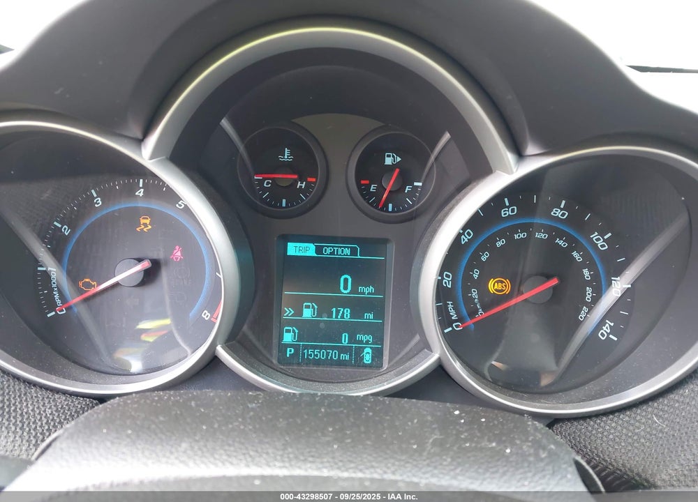 2015 CHEVROLET CRUZE VIN: 1G1PC5SB1F7104958