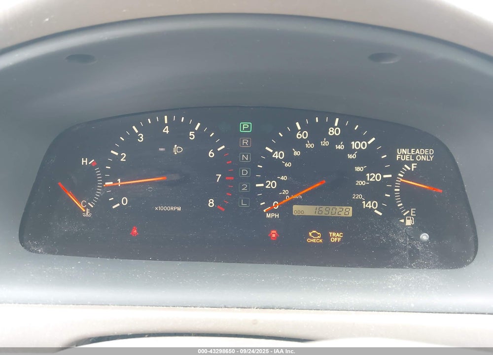 2001 LEXUS ES 300 VIN: JT8BF28GX10328546
