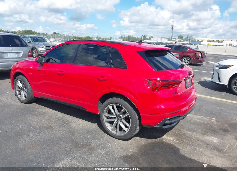 2022 AUDI Q3 PREMIUM 45 TFSI S LINE QUATTRO TIPTRONIC VIN: WA1DECF3XN1128182