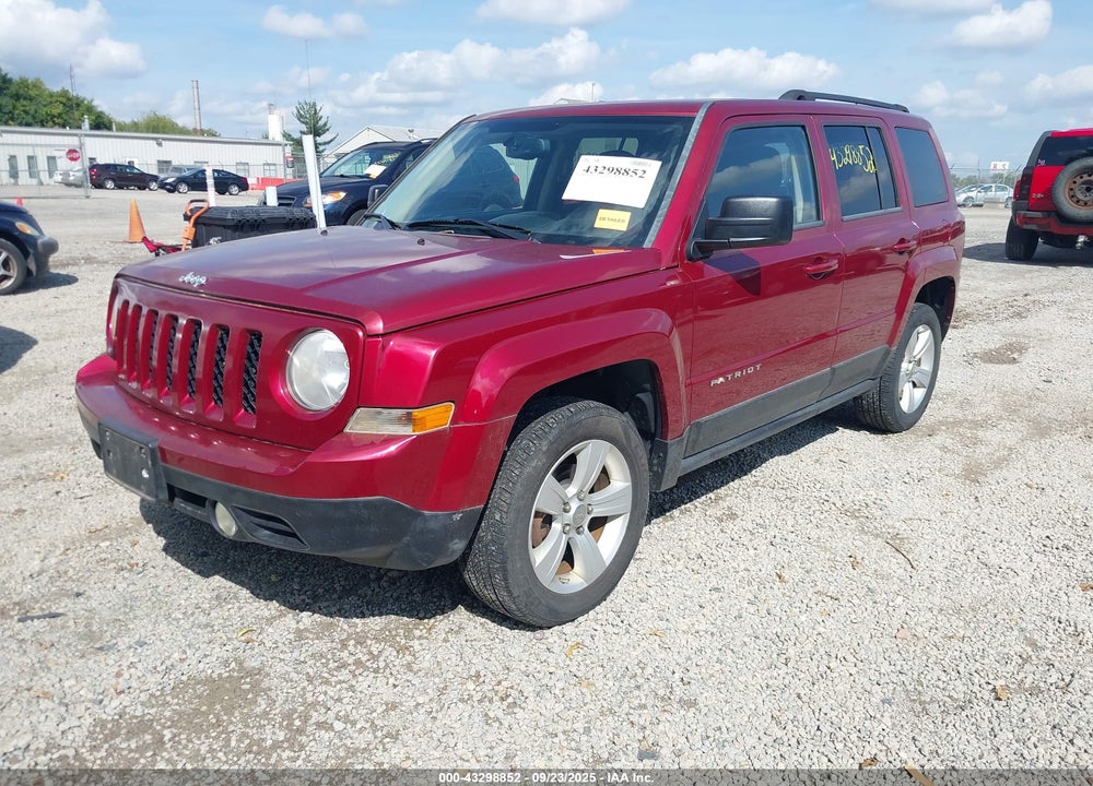 2012 JEEP PATRIOT VIN: 1C4NJRFB5CD524693