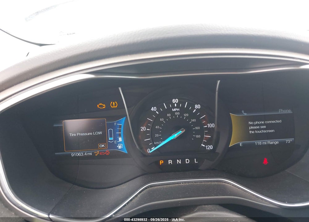 2016 FORD FUSION VIN: 3FA6P0PU9GR304846