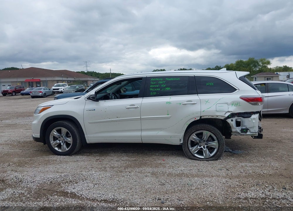 2014 TOYOTA HIGHLANDER HYBRID VIN: 5TDDCRFH6ES005041