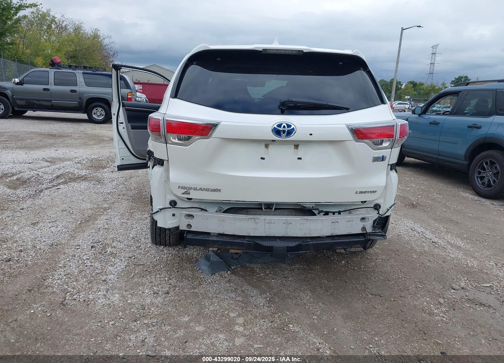 2014 TOYOTA HIGHLANDER HYBRID VIN: 5TDDCRFH6ES005041