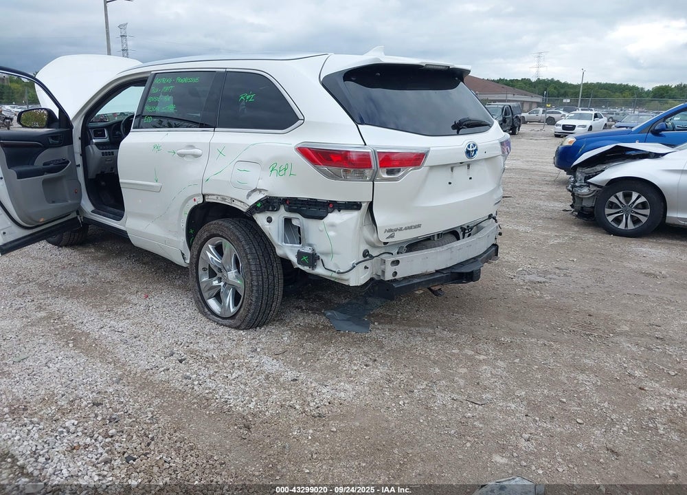 2014 TOYOTA HIGHLANDER HYBRID VIN: 5TDDCRFH6ES005041