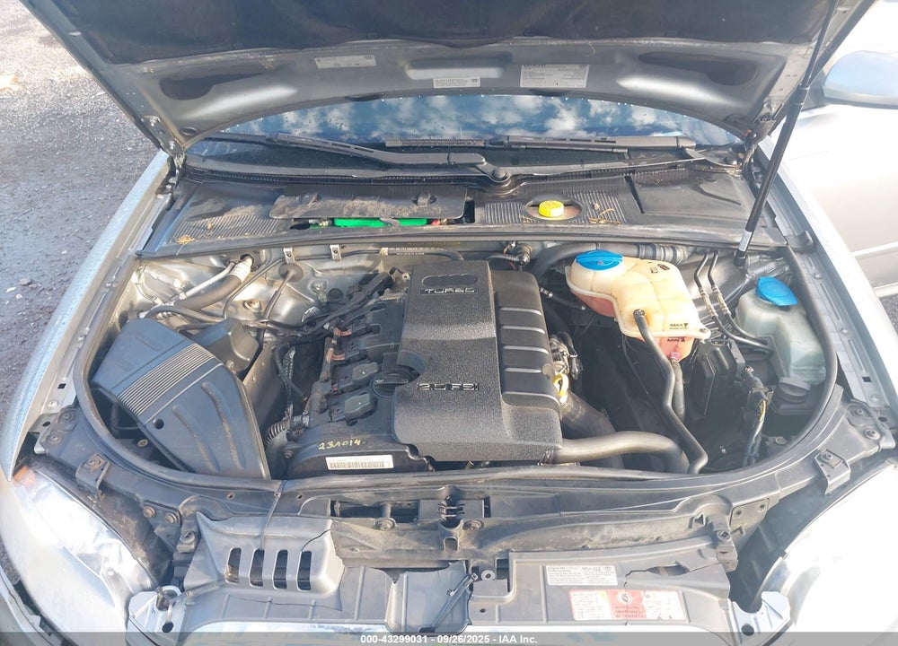 2008 AUDI A4 2.0T VIN: WAUDF78E88A060006