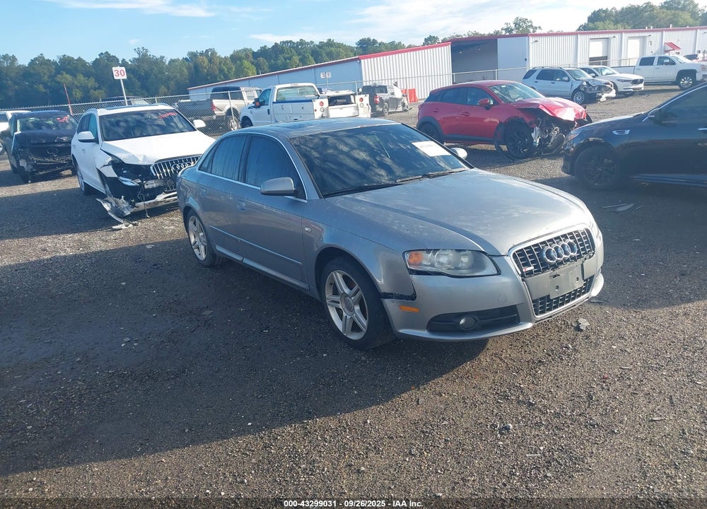 2008 AUDI A4 2.0T VIN: WAUDF78E88A060006
