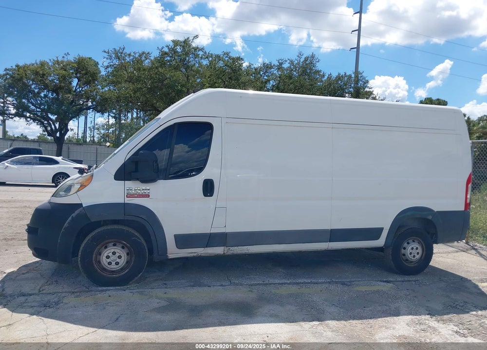 2017 RAM PROMASTER 2500 HIGH ROOF 159 WB VIN: 3C6TRVDG2HE541259