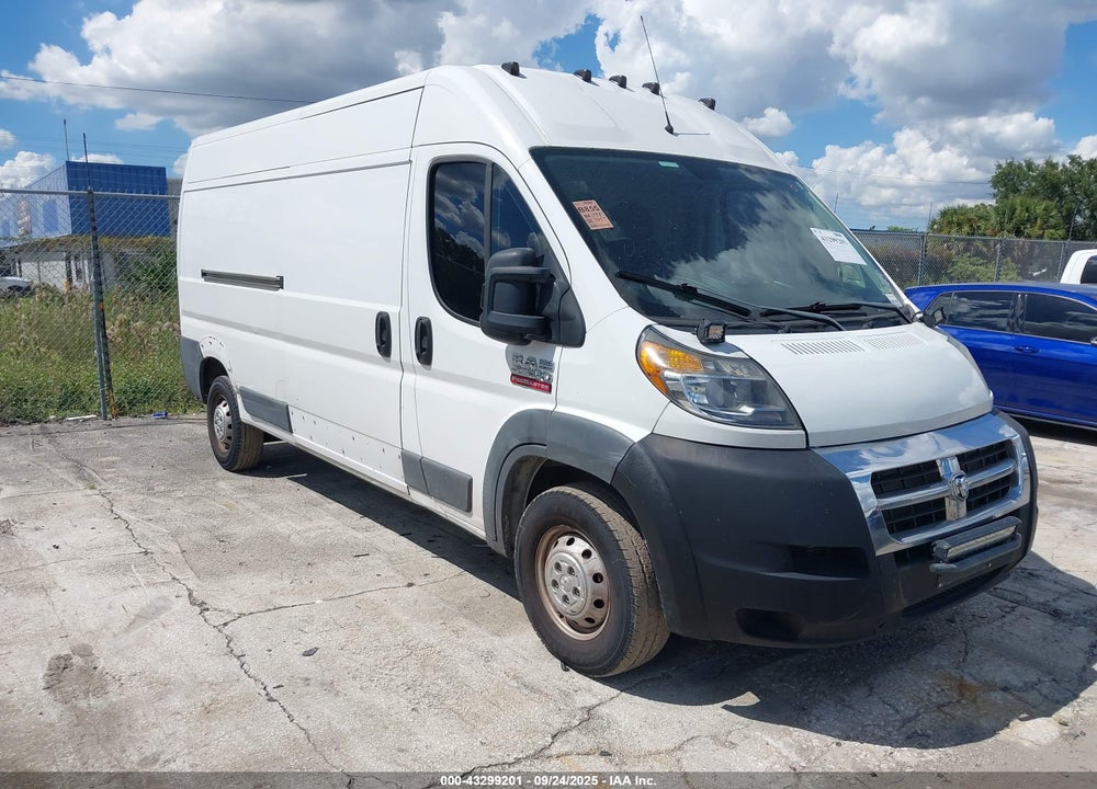 2017 RAM PROMASTER 2500 HIGH ROOF 159 WB VIN: 3C6TRVDG2HE541259