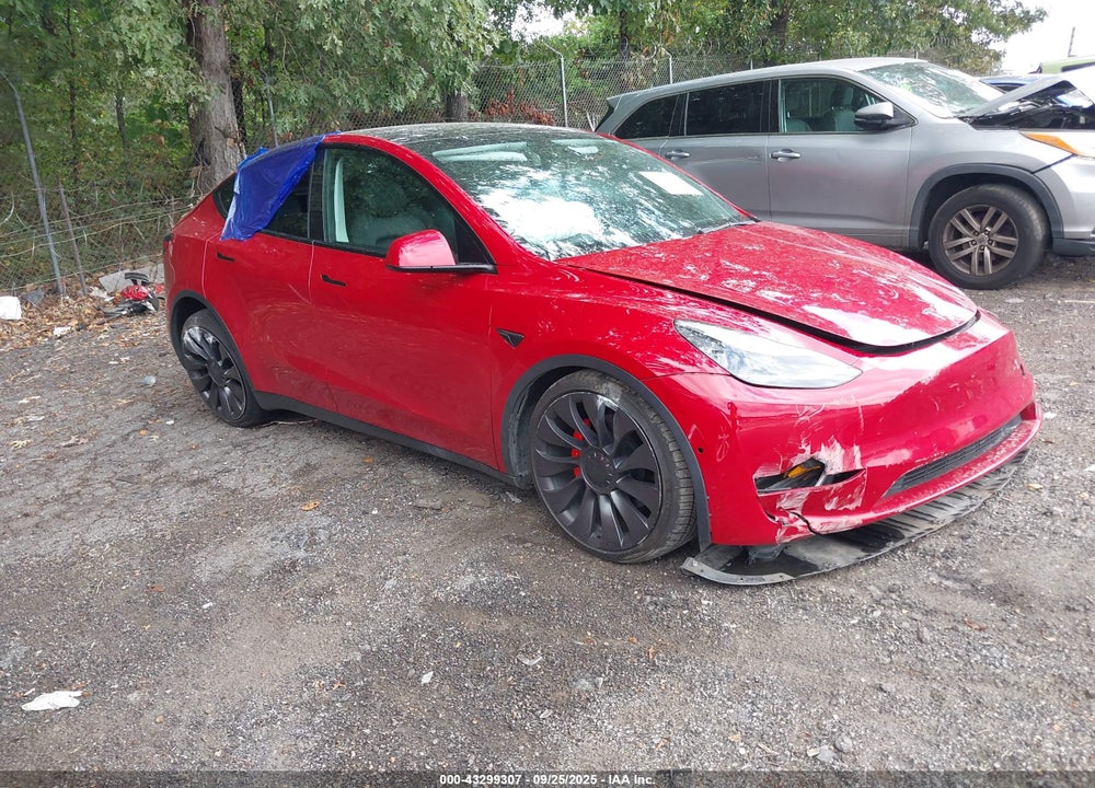 2021 TESLA MODEL Y PERFORMANCE DUAL MOTOR ALL-WHEEL DRIVE VIN: 5YJYGDEF0MF141015