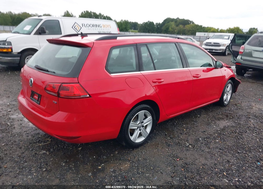 2015 VOLKSWAGEN GOLF SPORTWAGEN VIN: 3VWFA7AU4FM507584
