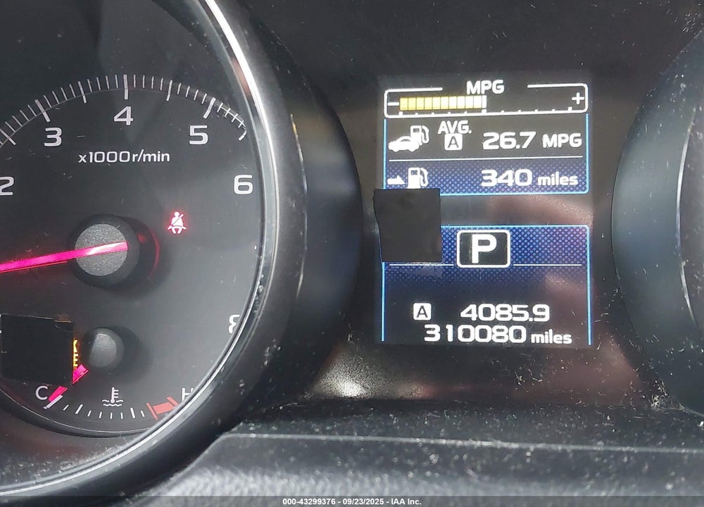 2015 SUBARU LEGACY 2.5I VIN: 4S3BNAA64F3026031