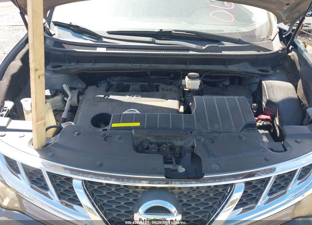 2011 NISSAN MURANO VIN: JN8AZ1MU6BW064982