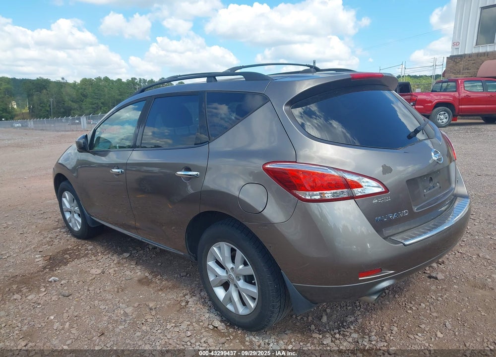 2011 NISSAN MURANO VIN: JN8AZ1MU6BW064982