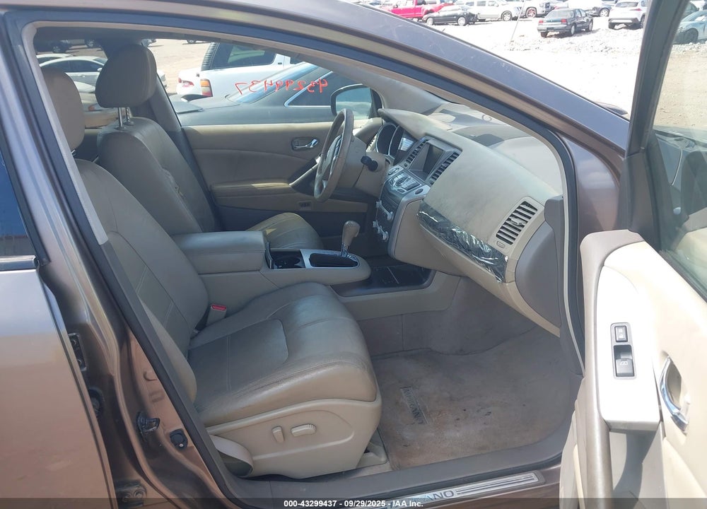 2011 NISSAN MURANO VIN: JN8AZ1MU6BW064982