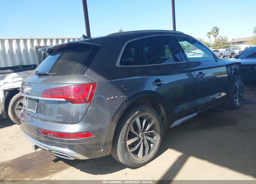 2022 AUDI Q5 PREMIUM PLUS 45 TFSI S LINE QUATTRO S TRONIC VIN: WA1EAAFY6N2114452