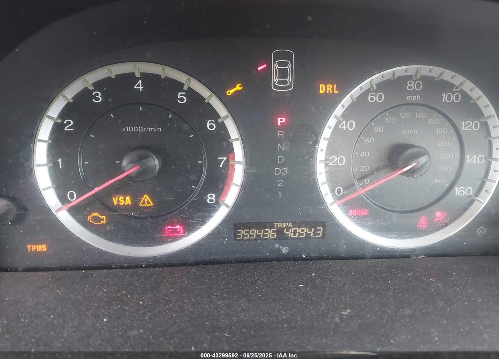2010 HONDA ACCORD VIN: 1HGCP2F3XAA011848